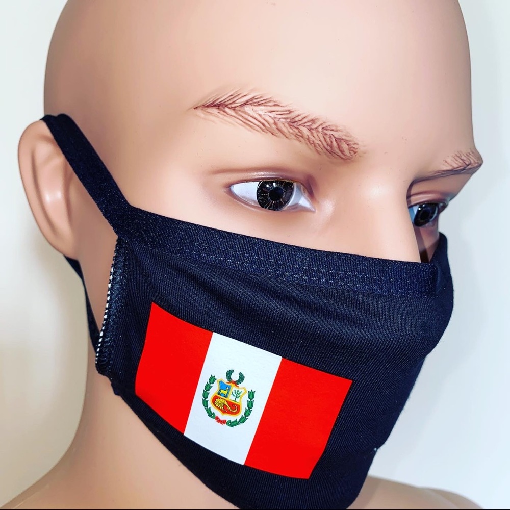Peruvian Flag Fashion Face Mask
